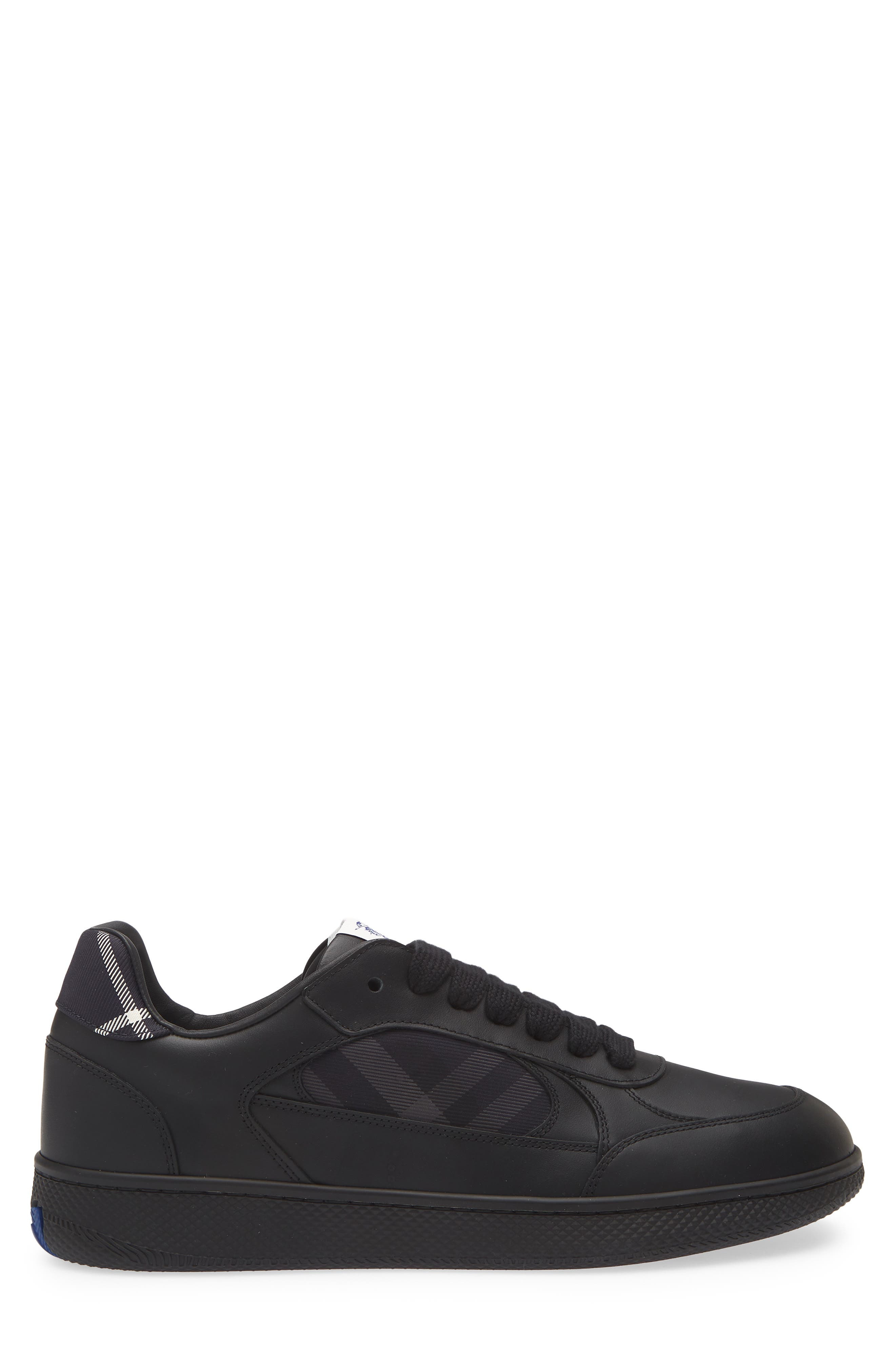 burberry Terrace Check Sneaker in Black/Storm Blue Che at Nordstrom - 3