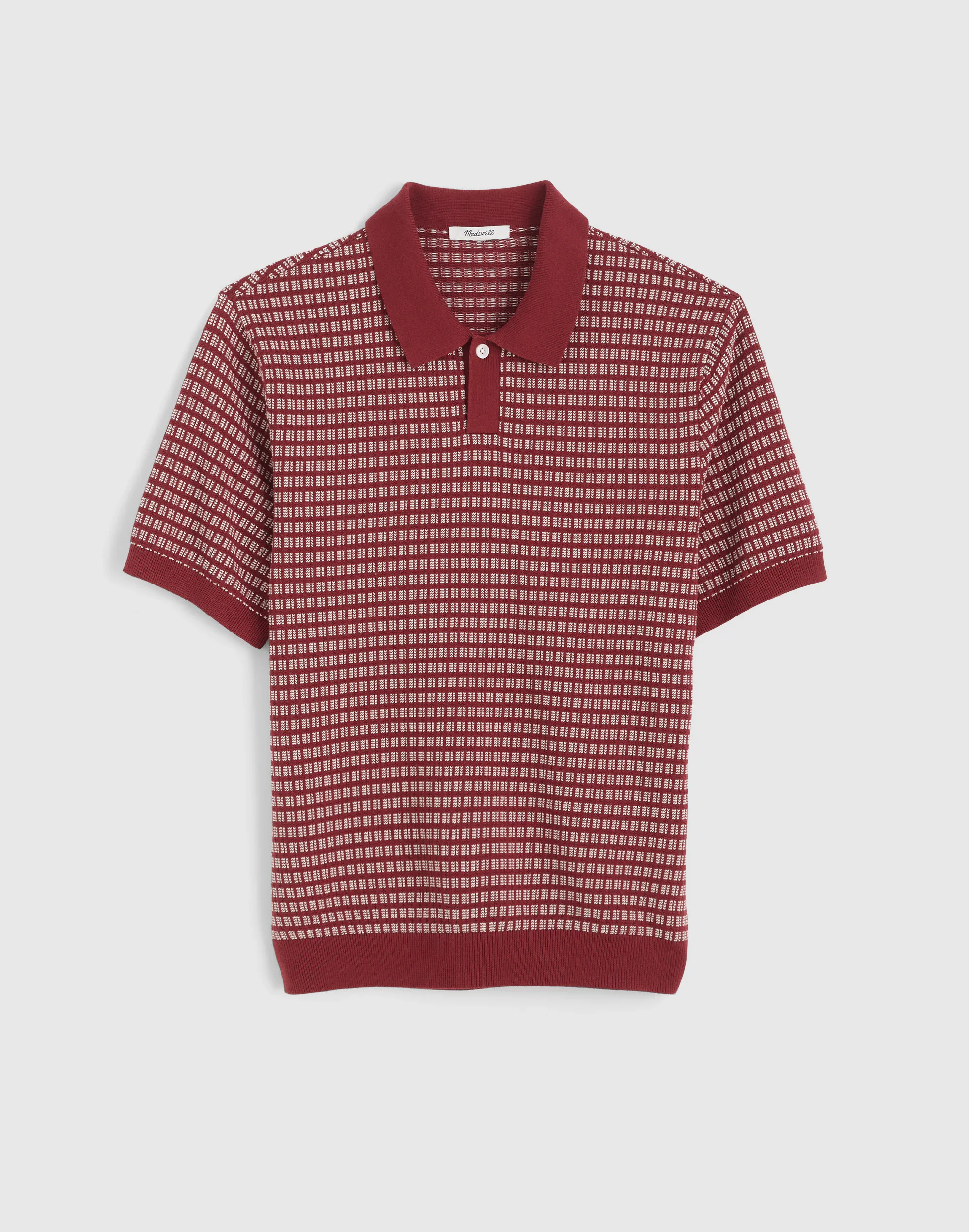 Single-Button Sweater Polo - 1