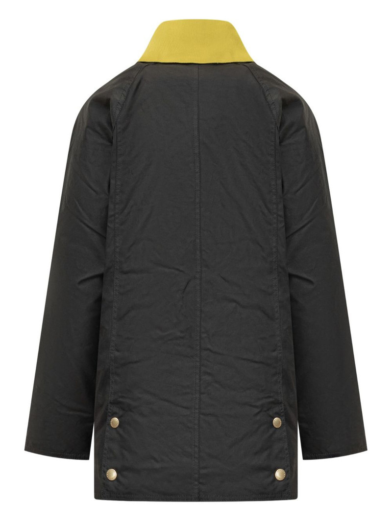 Barbour contrast-collar jacket outlook