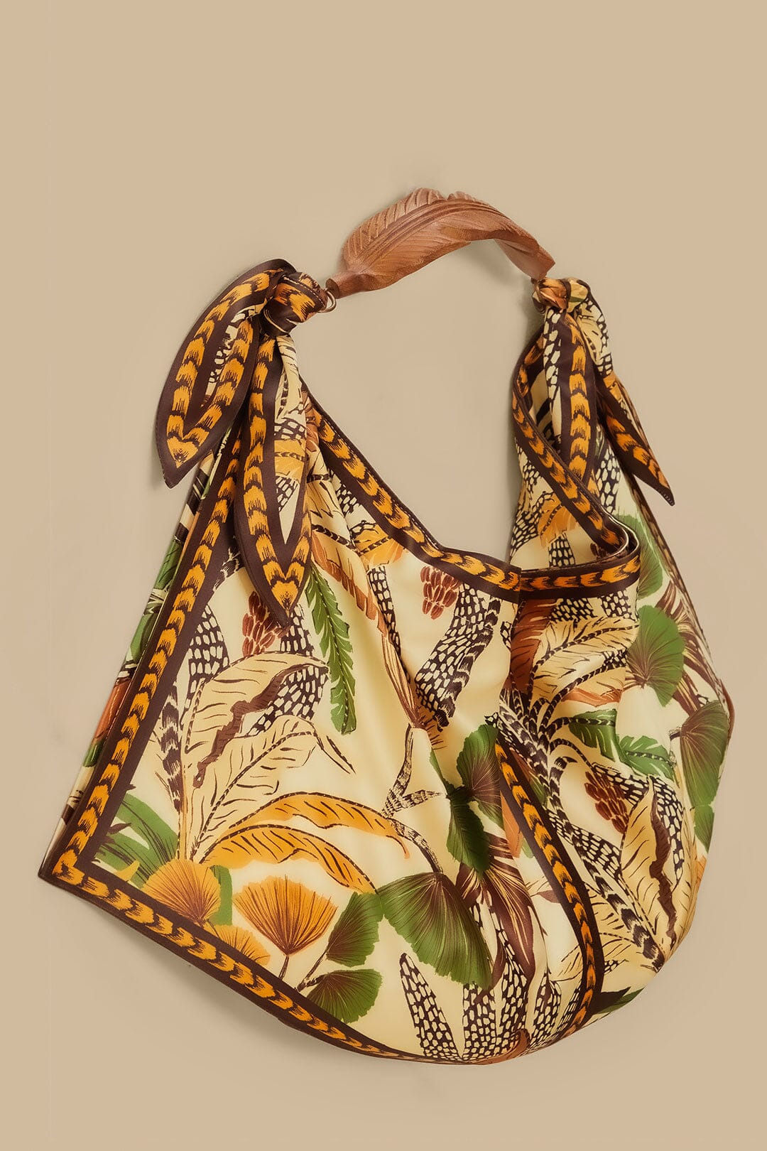 Foliage Sketch Scarf Tote Bag - 3