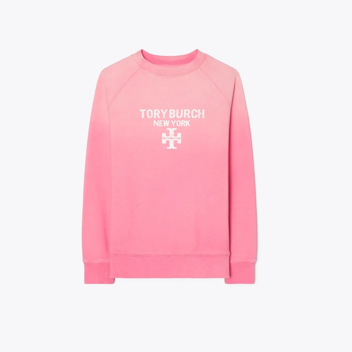 Distressed Cotton Sweatshirt - 1