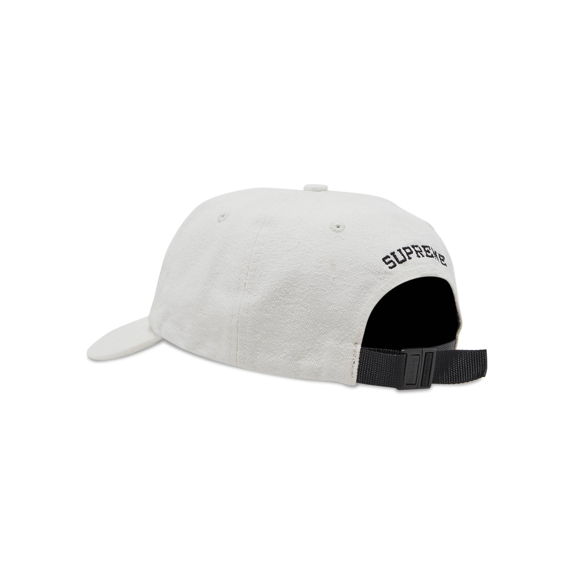 Supreme Classic Logo 6-Panel 'Cream' - 3