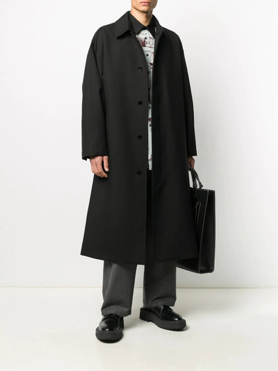 Jil Sander oversized single-breasted coat outlook