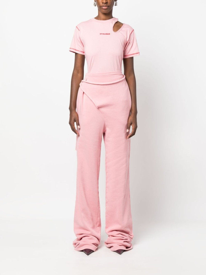 OTTOLINGER cut-out detail organic cotton T-shirt outlook