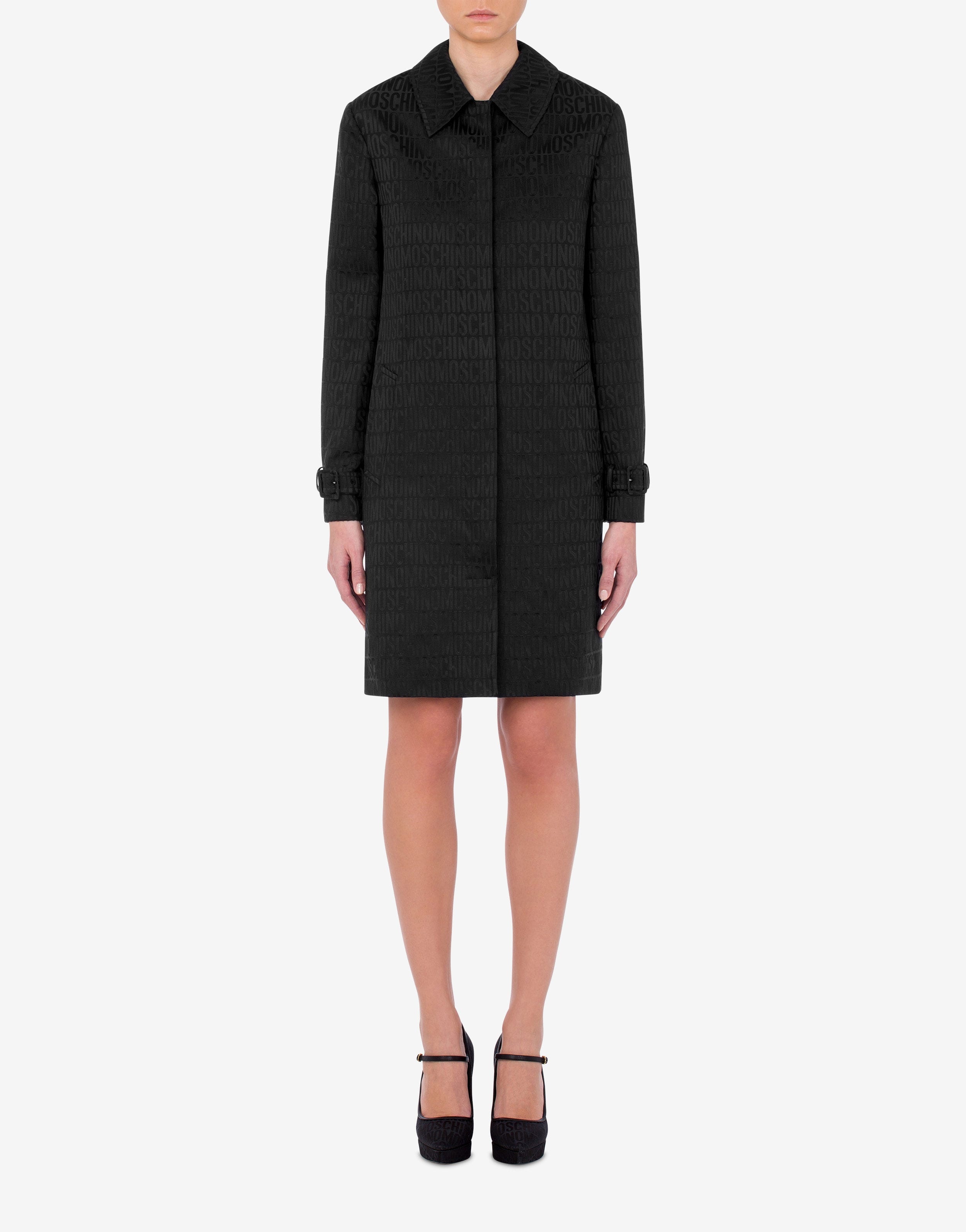 ALLOVER LOGO NYLON COAT - 2