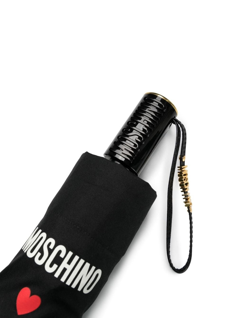 Moschino In Love We Trust compact umbrella outlook