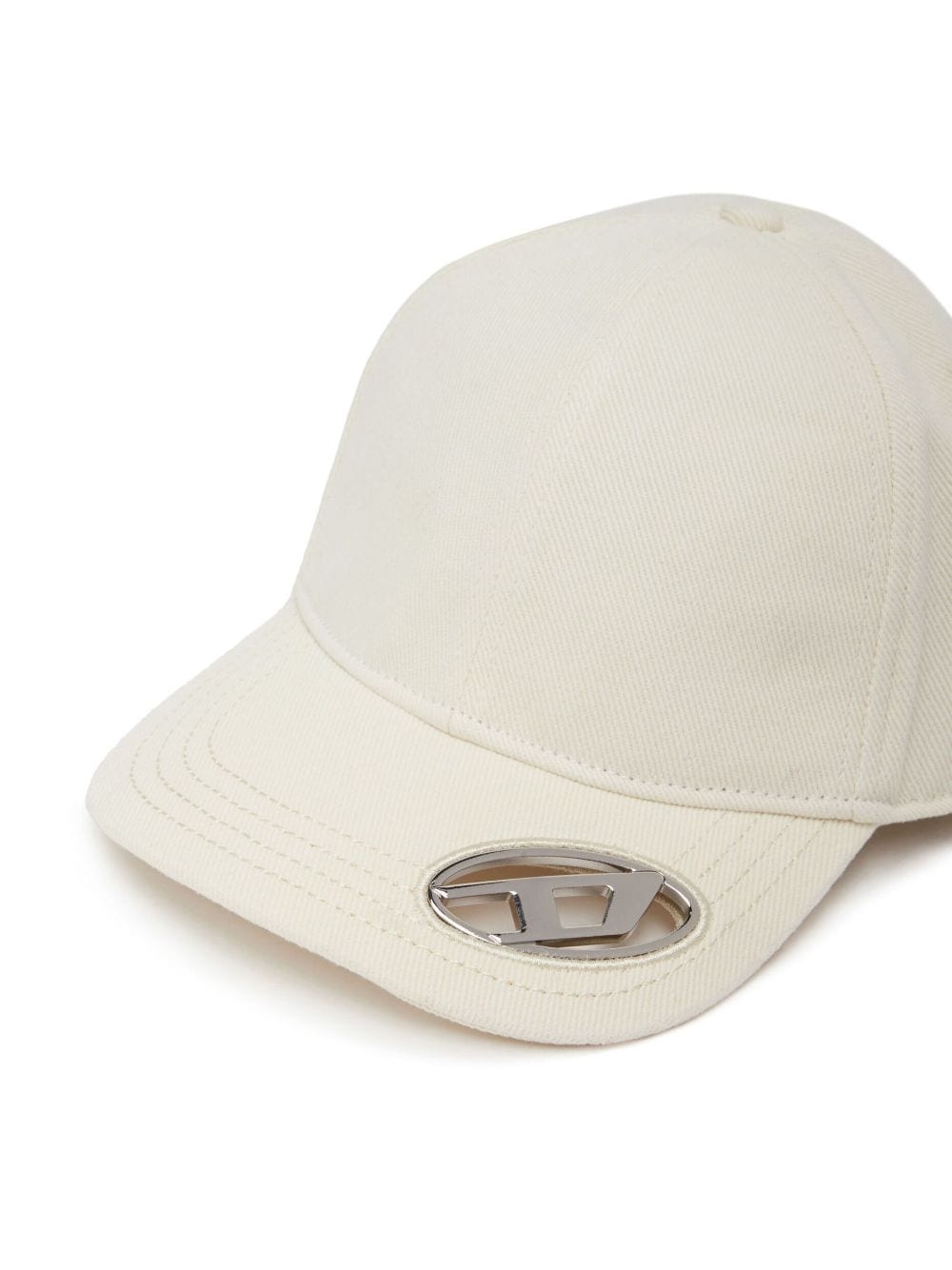 logo-plaque cotton baseball cap - 3