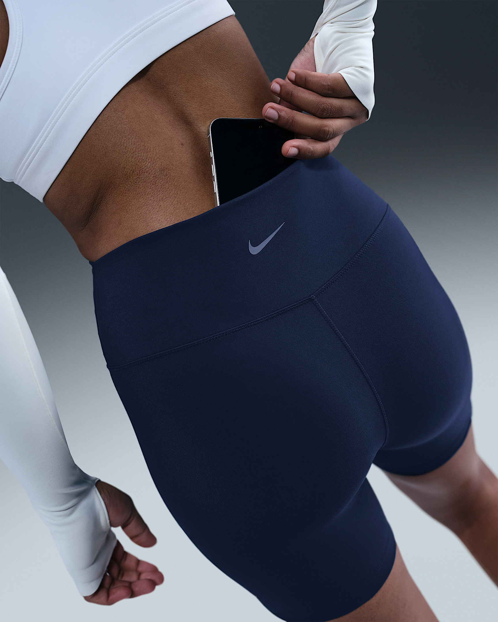 Nike One Women's High-Waisted 5" Biker Shorts - 6