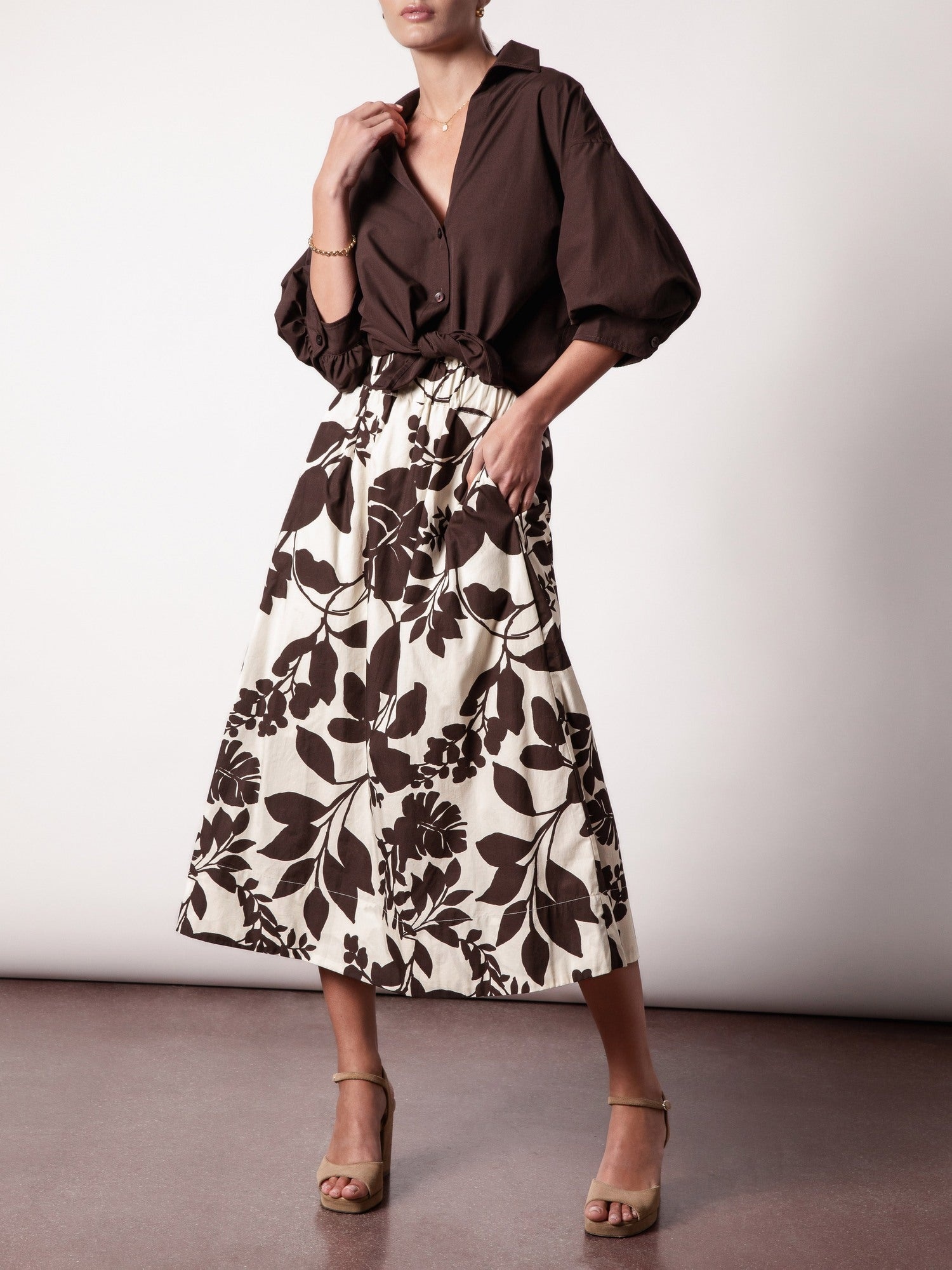 The Edda Printed Skirt - 5