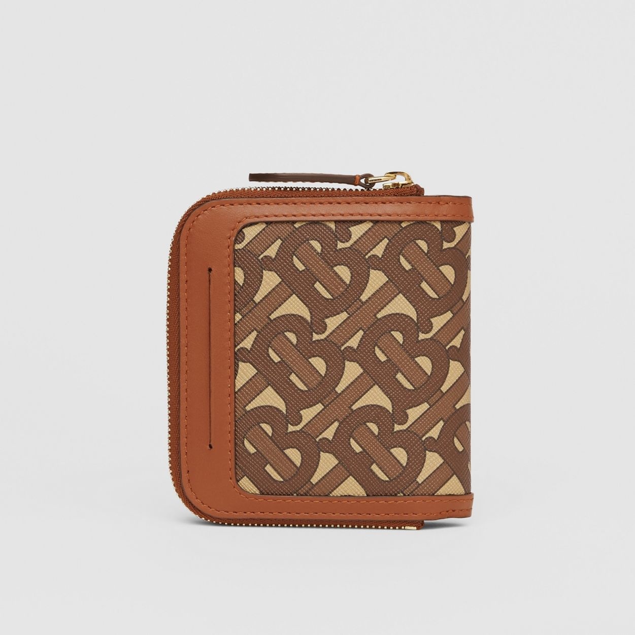 Monogram Stripe E-canvas and Leather Folding Wallet - 5