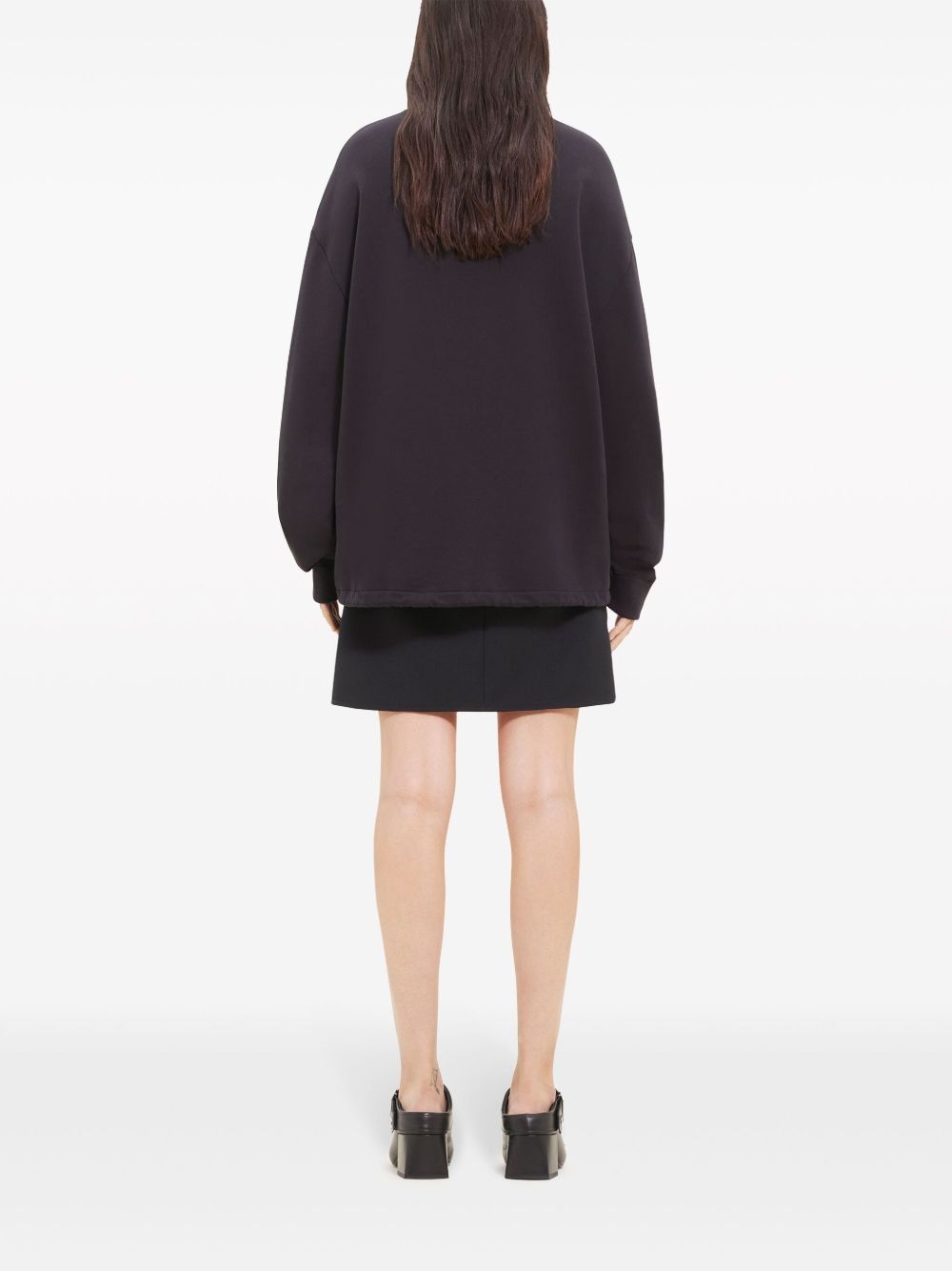 elasticated fleece jumper - 4