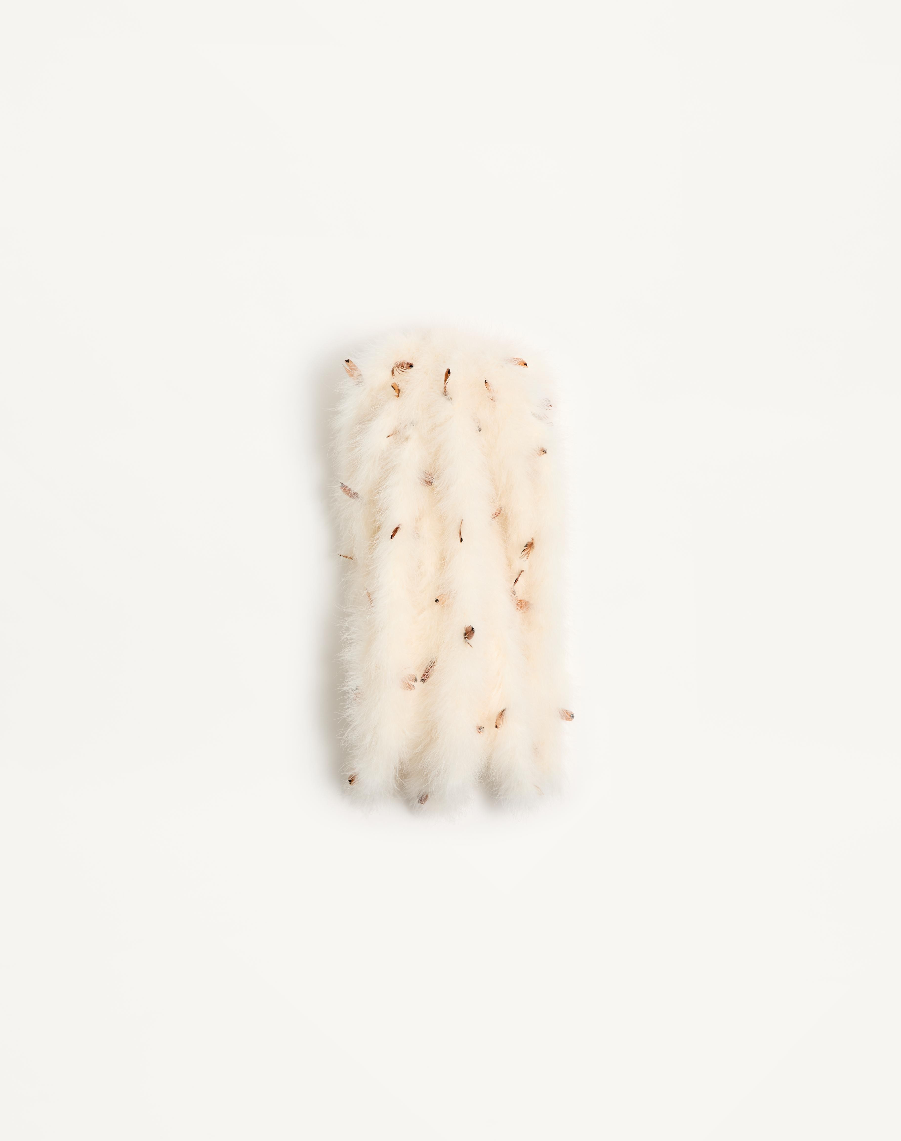 VALENTINO FEATHERS SCARF WITH TURKEY AND PHEASANT FEATHERS - 5