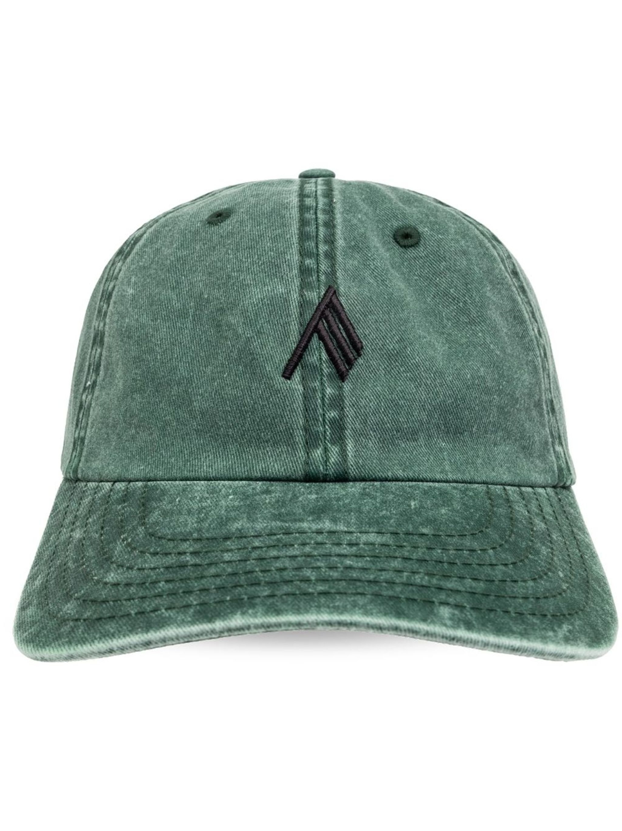 faded logo-embroidered cotton cap - 1