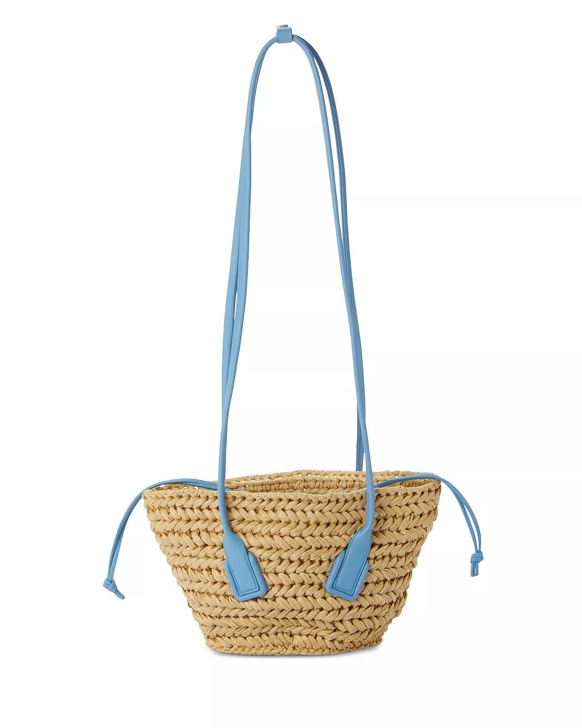 Bottega Veneta Arco Crochet Large Raffia Crossbody