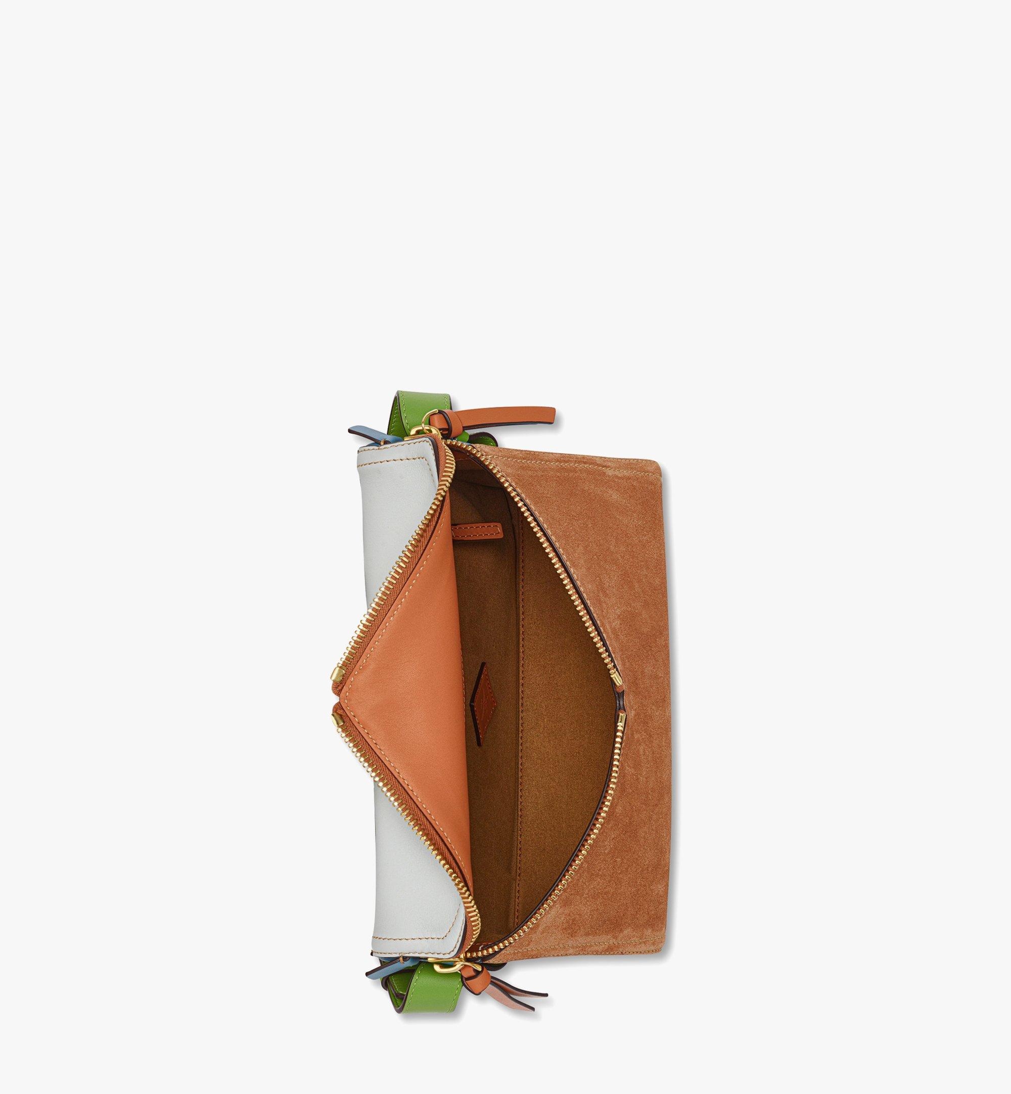 Diamant 3D Shoulder Bag in Suede and Calf Leather - 4