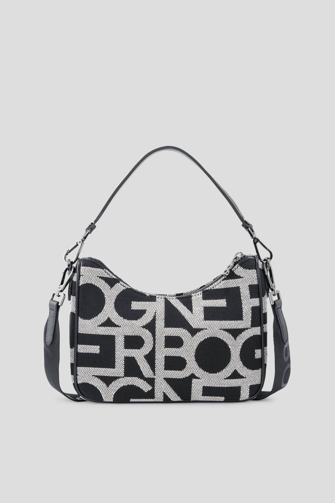 PANY LORA SHOULDER BAG IN BLACK/OFF-WHITE 3
