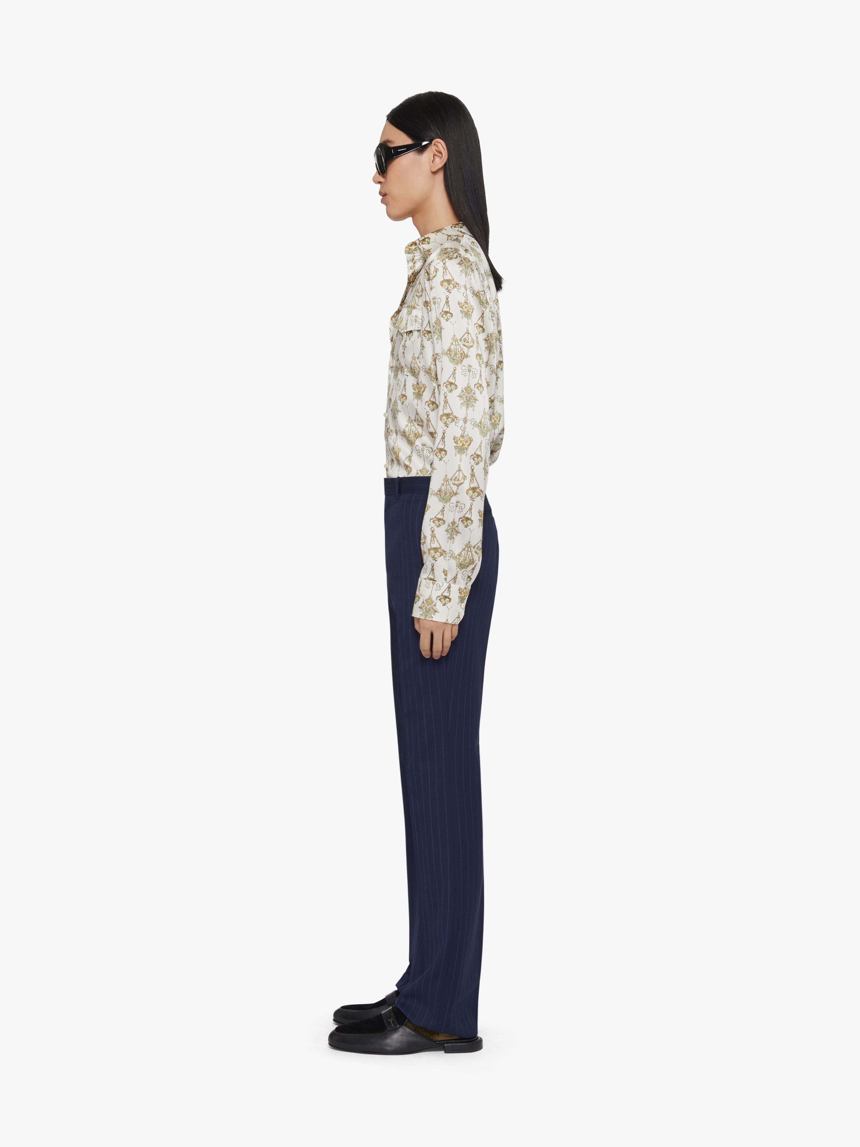 PRINTED CHANDELIER SHIRT IN SILK - 3