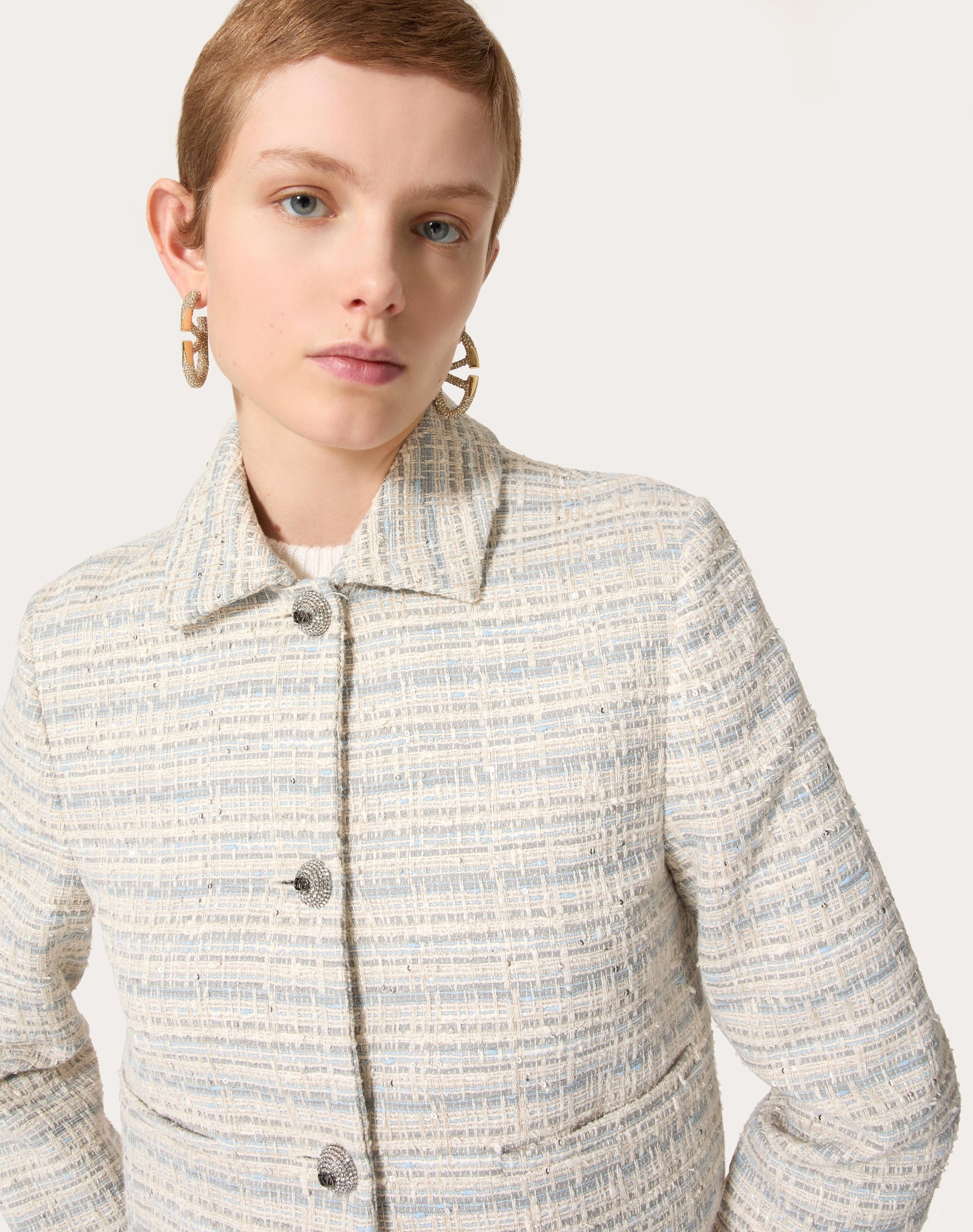 DELICATE TWEED JACKET - 5