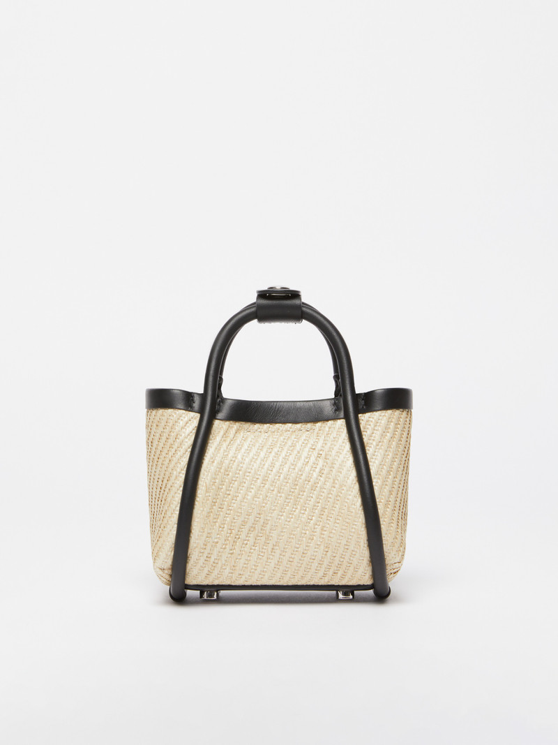 SUMMERMINI Raffia-effect fabric mini Marine bag 3