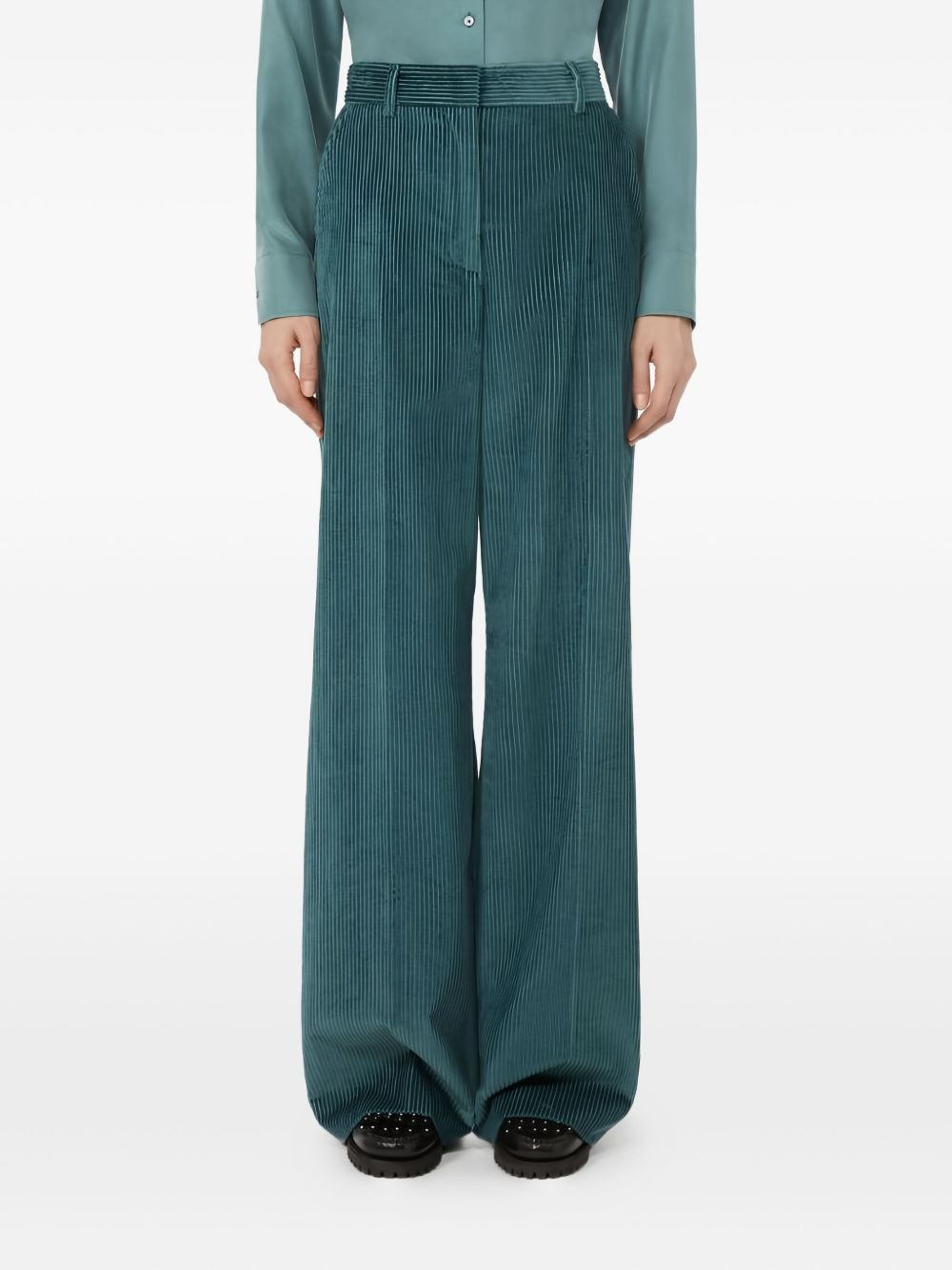 corduroy cotton trousers - 3