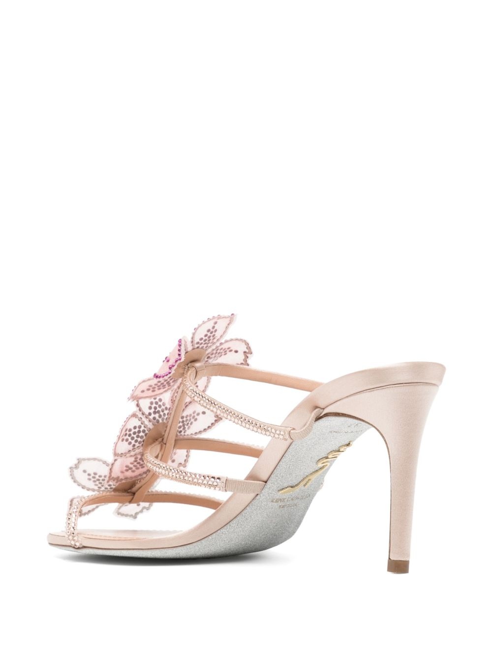 80mm Peach Flower sandals - 3