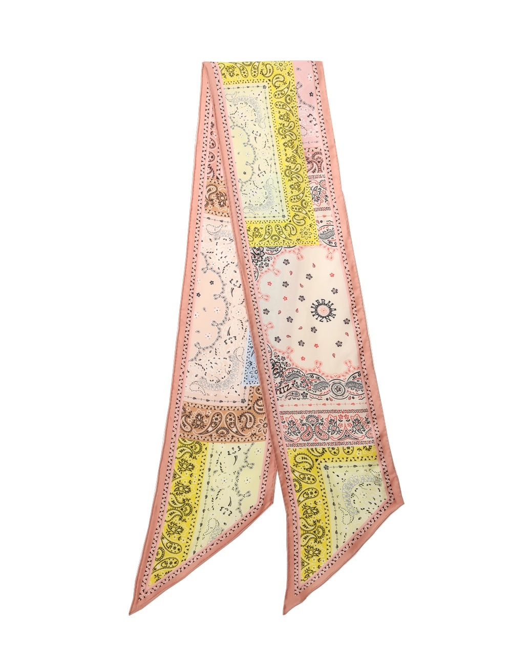 PRINTED SILK NECK SCARF 2