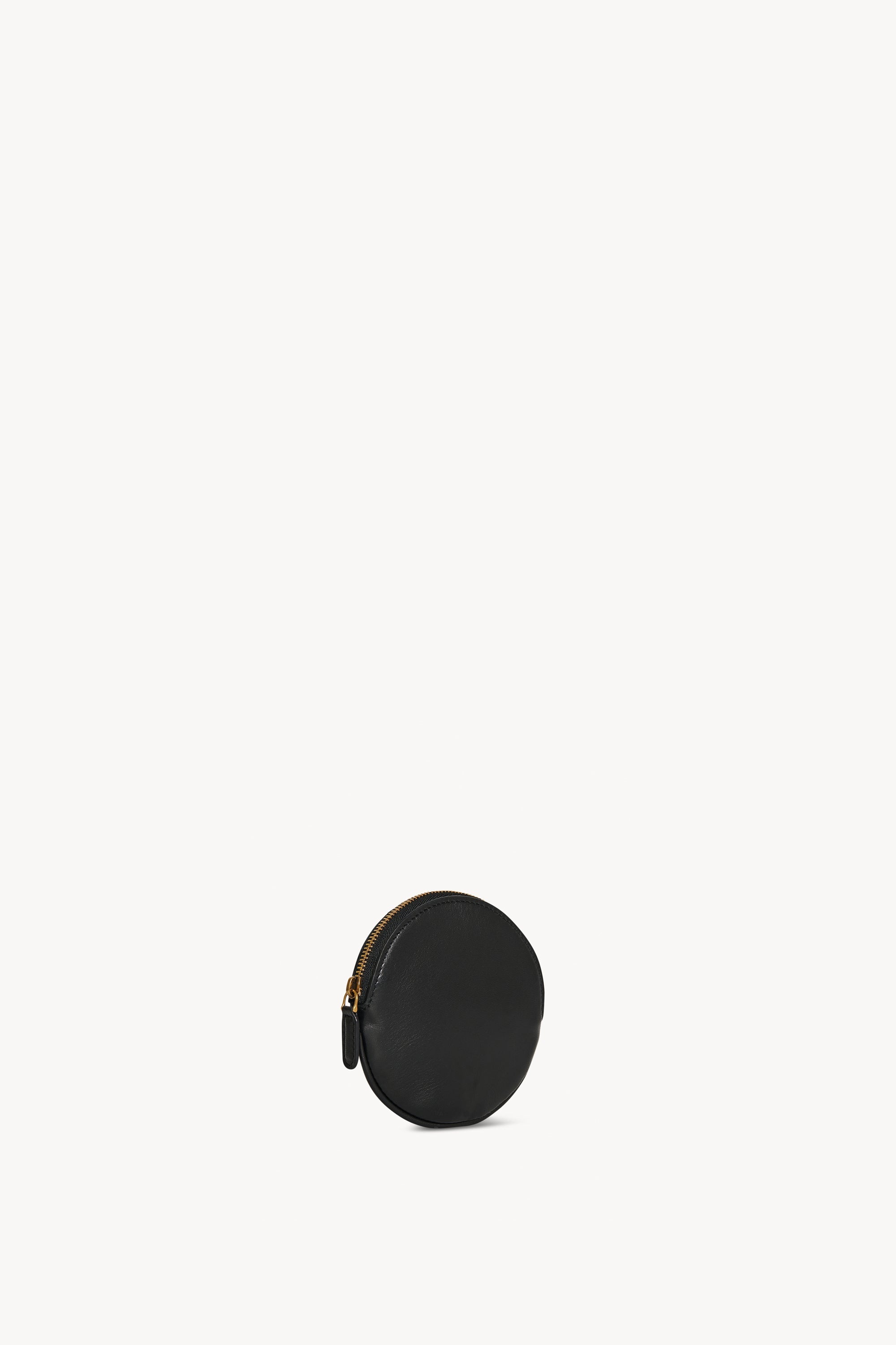 Round Pouch in Leather - 2