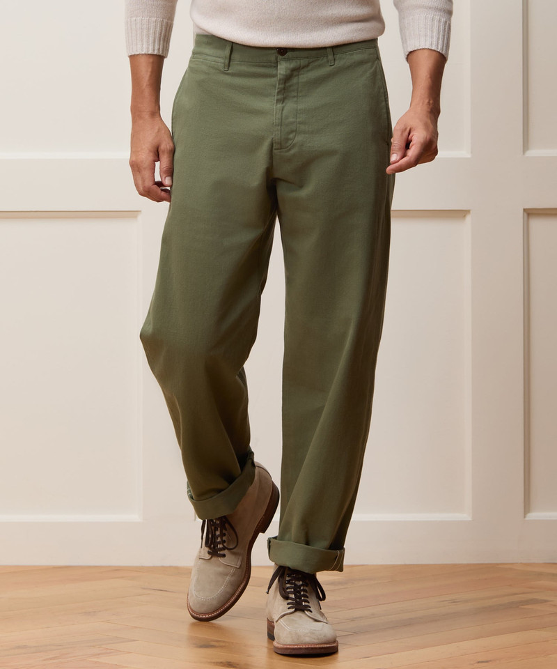 TODD SNYDER Relaxed Fit Japanese Selvedge Chino outlook
