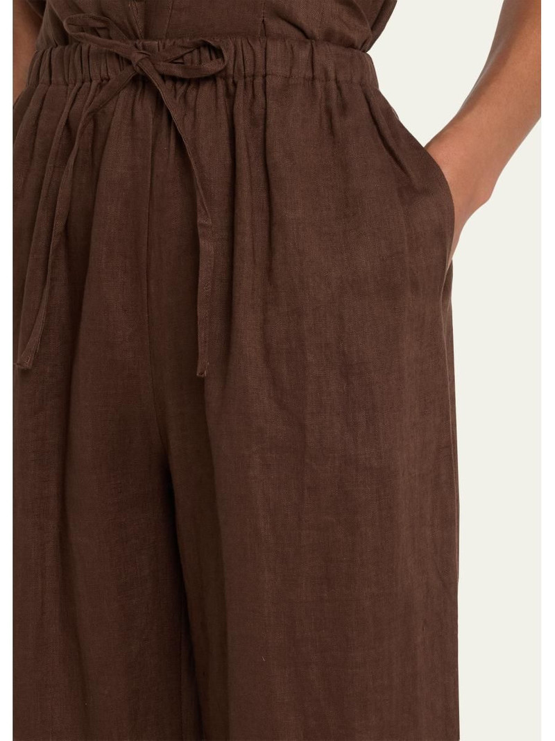 Drawstring Linen Pants 5