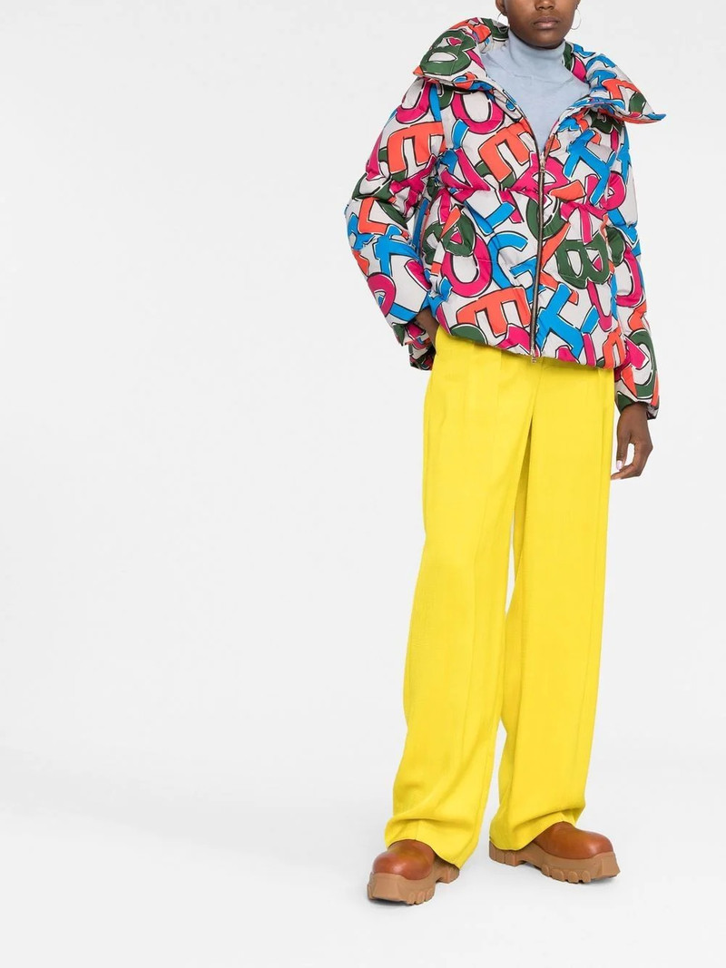 Herno logo-print puffer jacket outlook