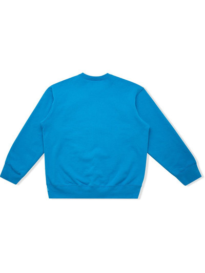 Supreme side logo crew-neck sweatshirt outlook