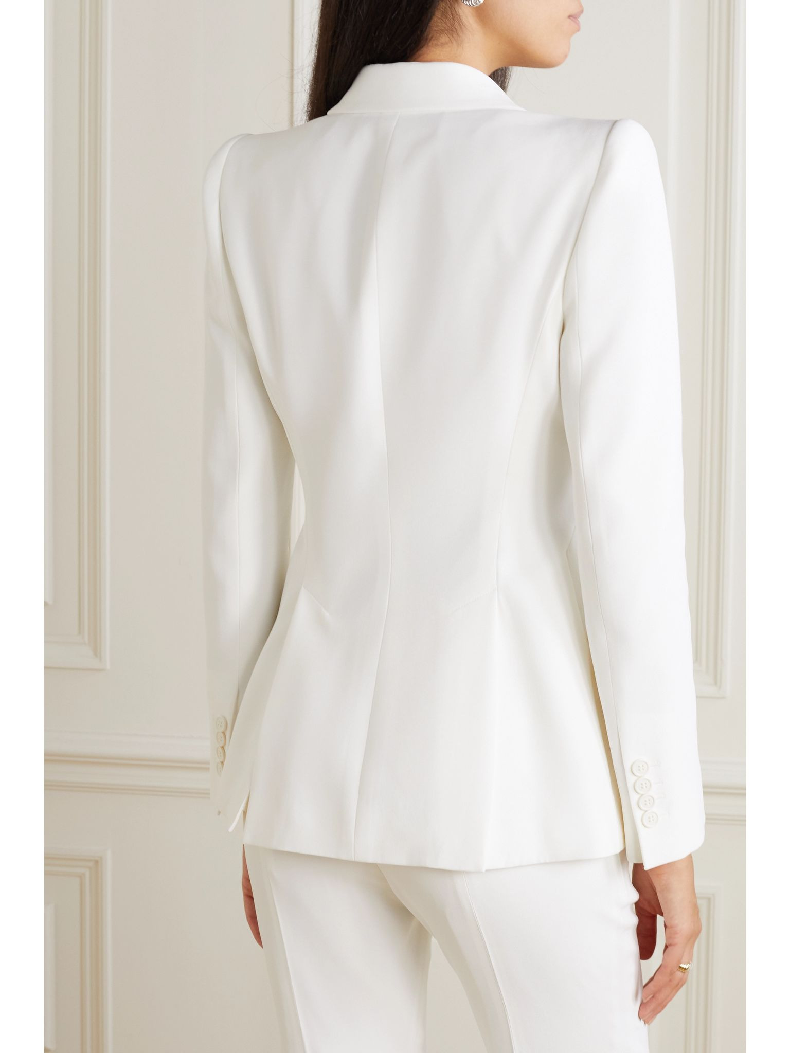 Crepe blazer Ivory - 4