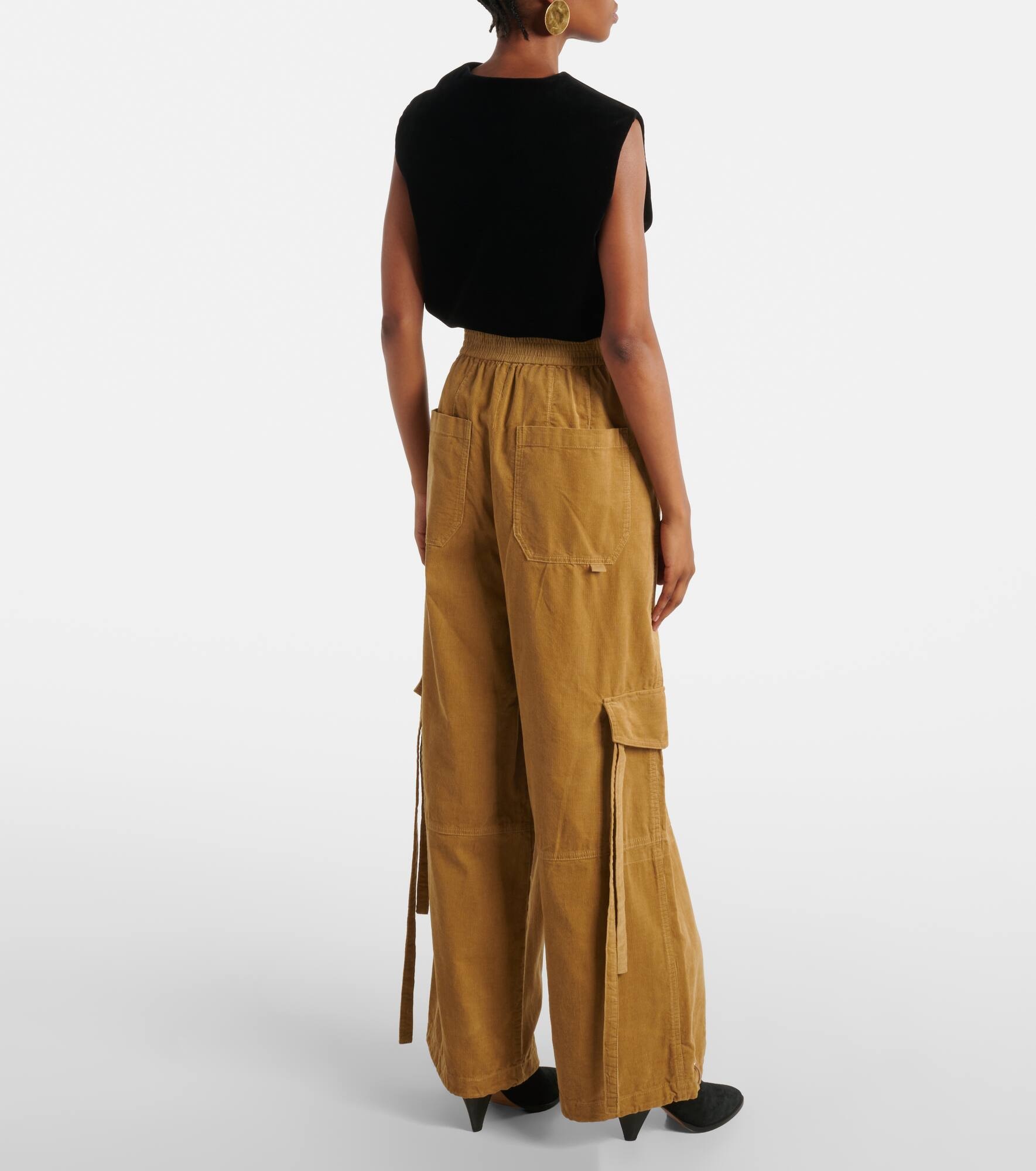 Twisted Structure corduroy wide-leg pants - 3