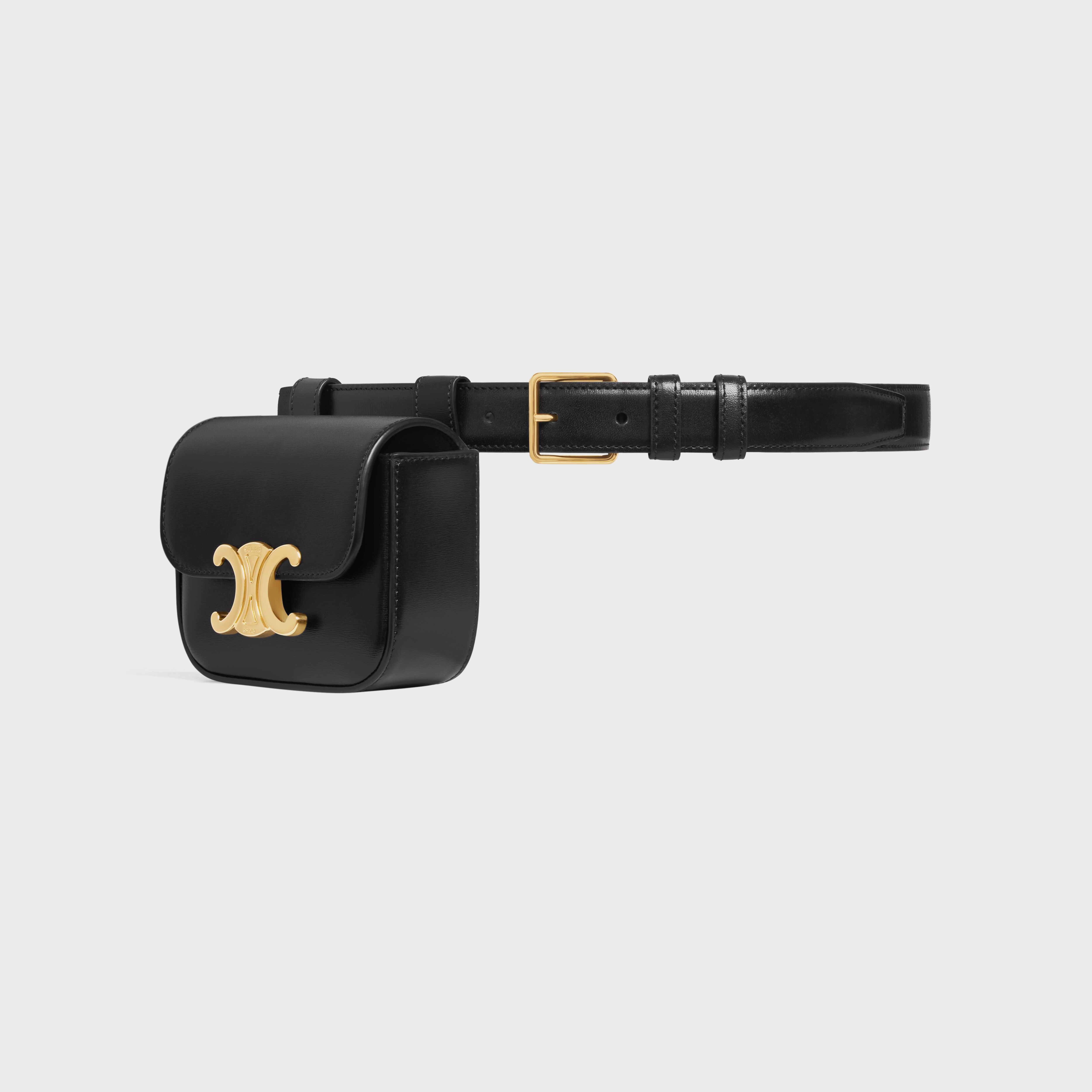 BELT BAG TRIOMPHE BELT in SHINY CALFSKIN - 1