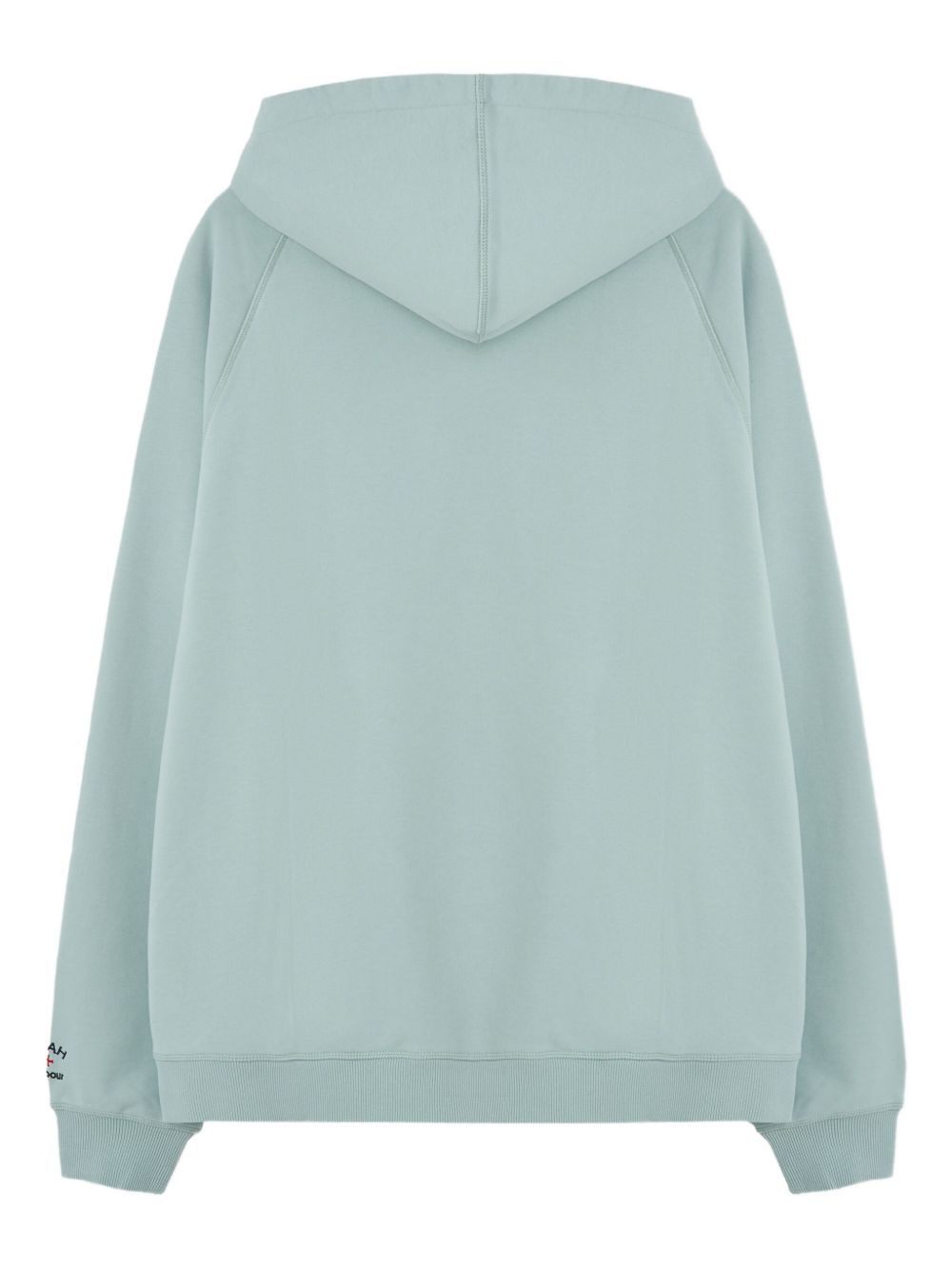 hooded raglan-sleeve sweater - 2