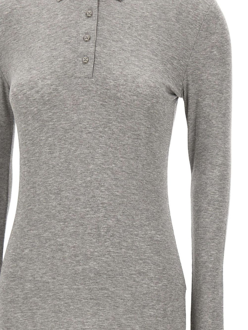 ribbed long-sleeve polo 6