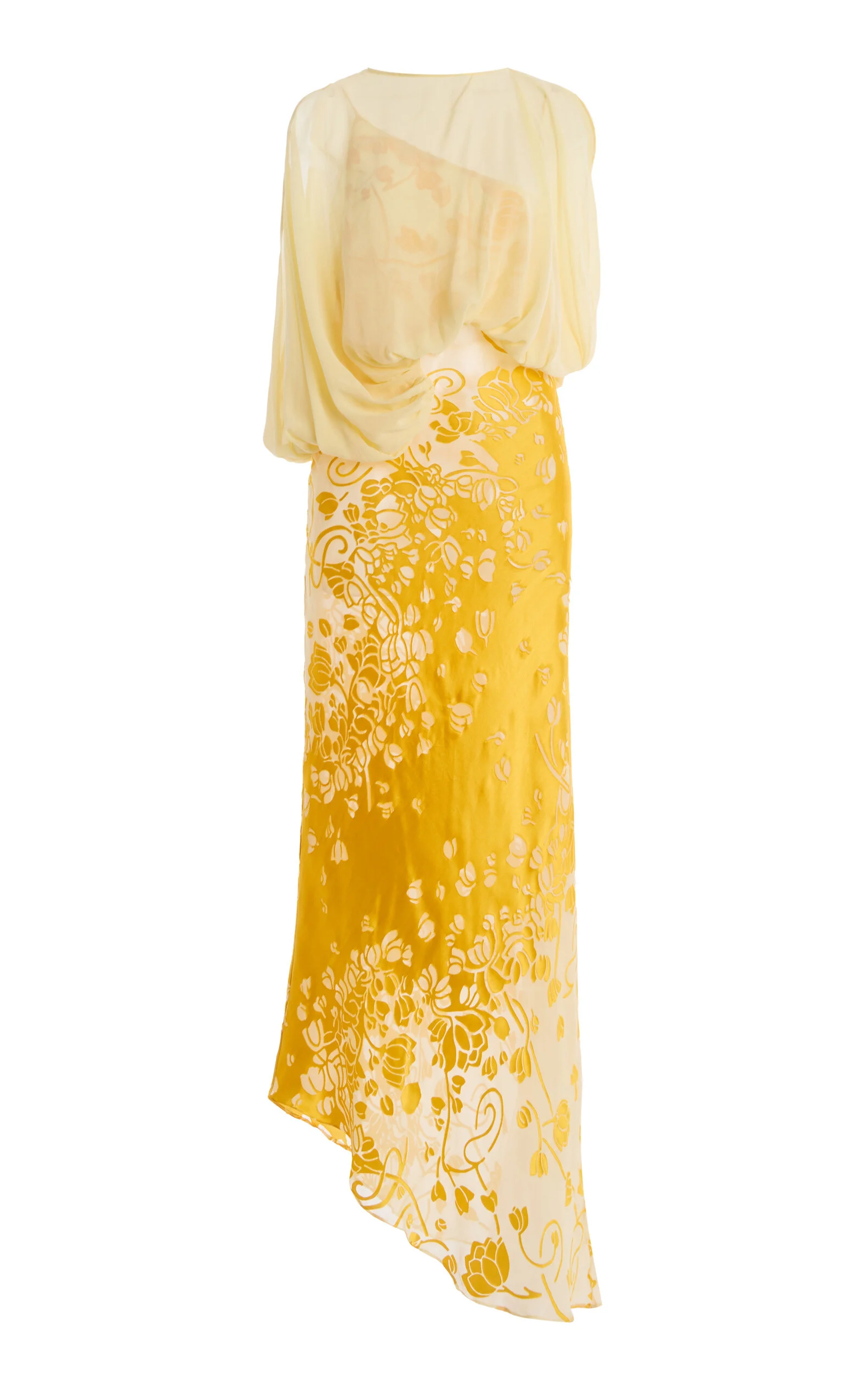 Exclusive Cumulus Burnout Maxi Dress yellow - 1