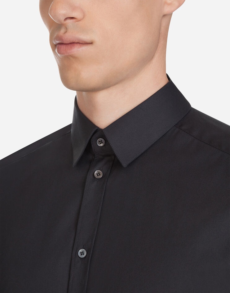 Shirt in stretch cotton poplin - 4