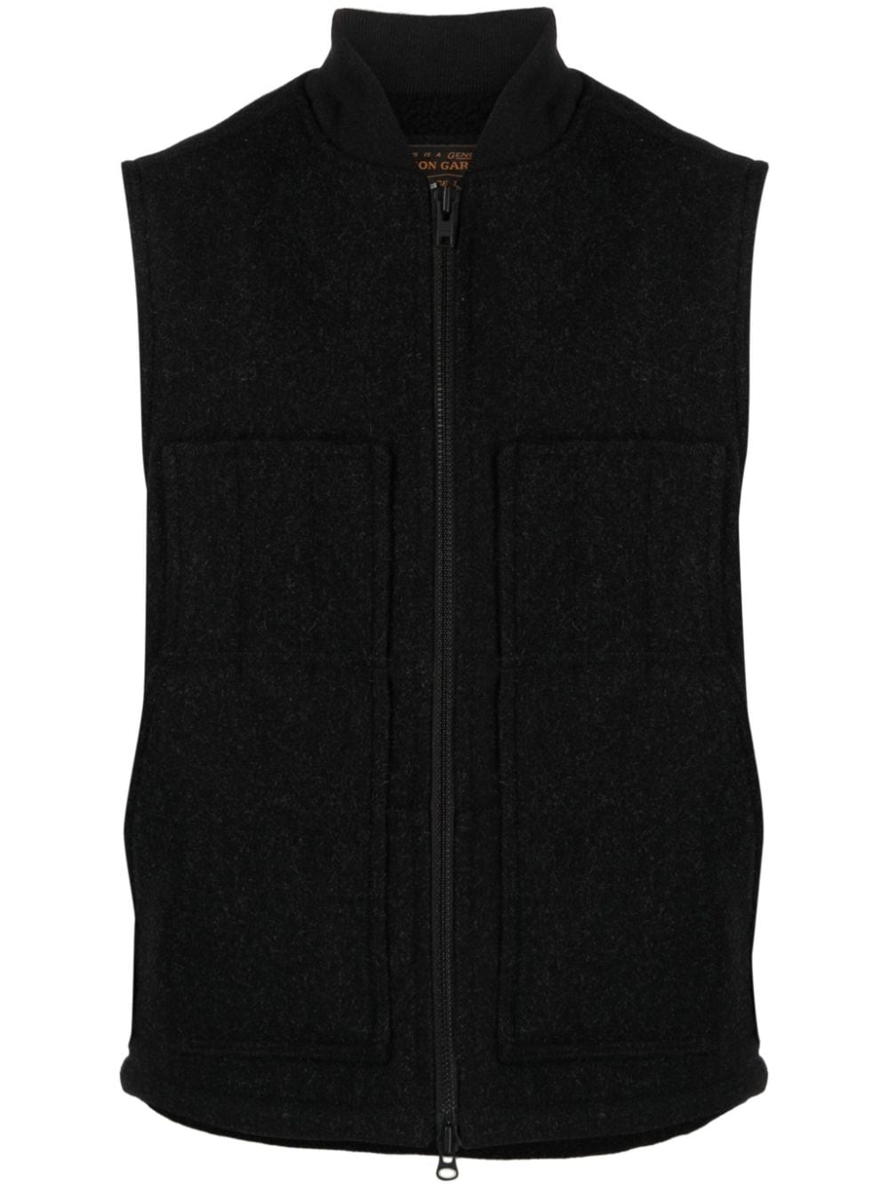 mackinaw-wool felted vest - 1