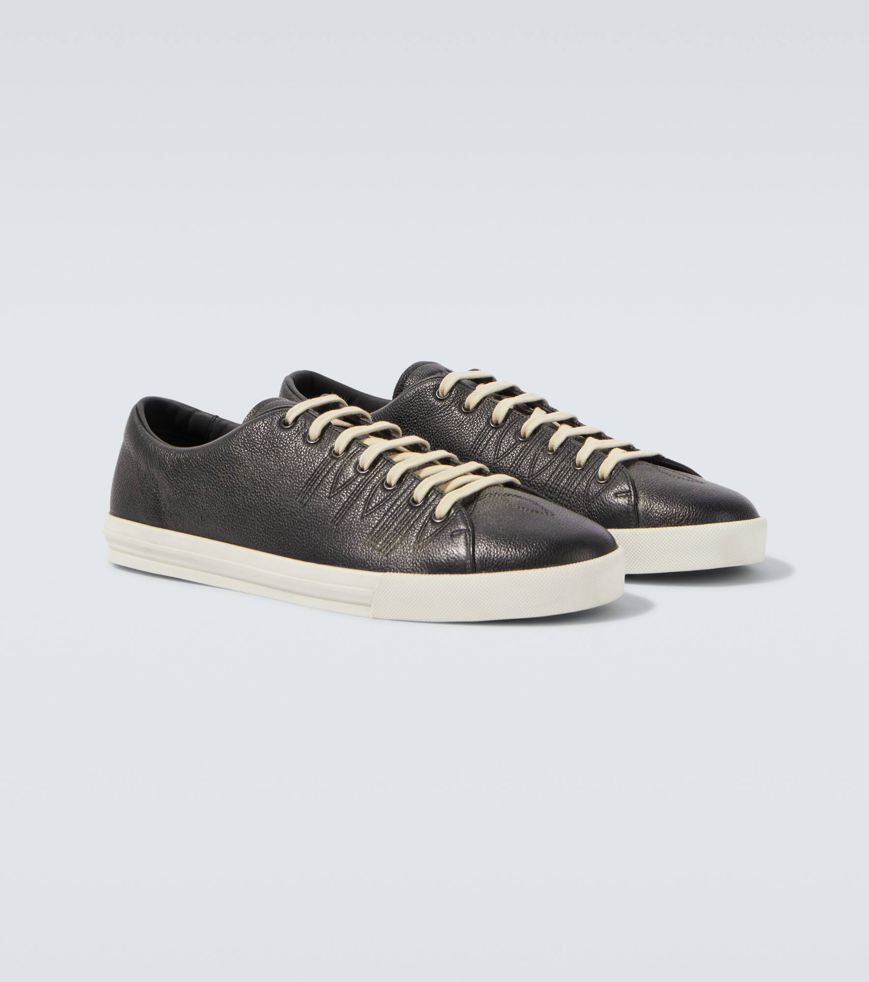Leather sneakers - 5