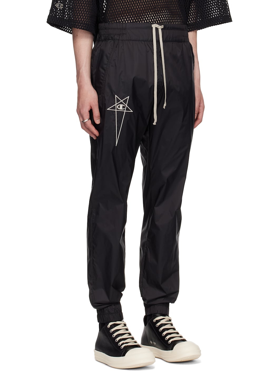 Black Champion Edition Joggers Sweatpants - 2