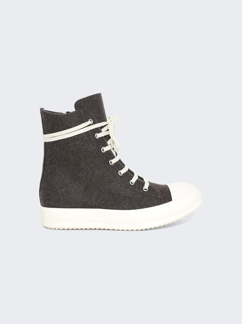 High Top Sneakers Brown And Milk 1