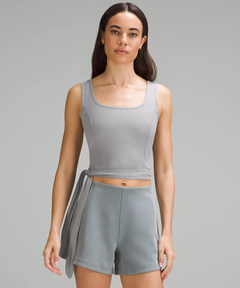 Side-Tie Cropped Tank Top 1