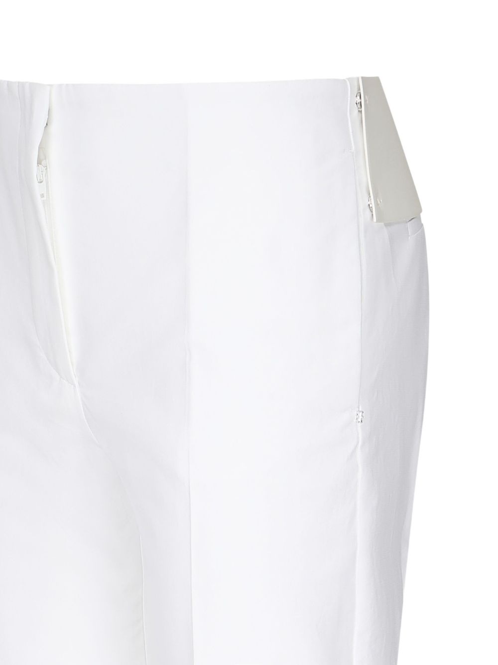 side-pocket zip-bottom trousers - 3