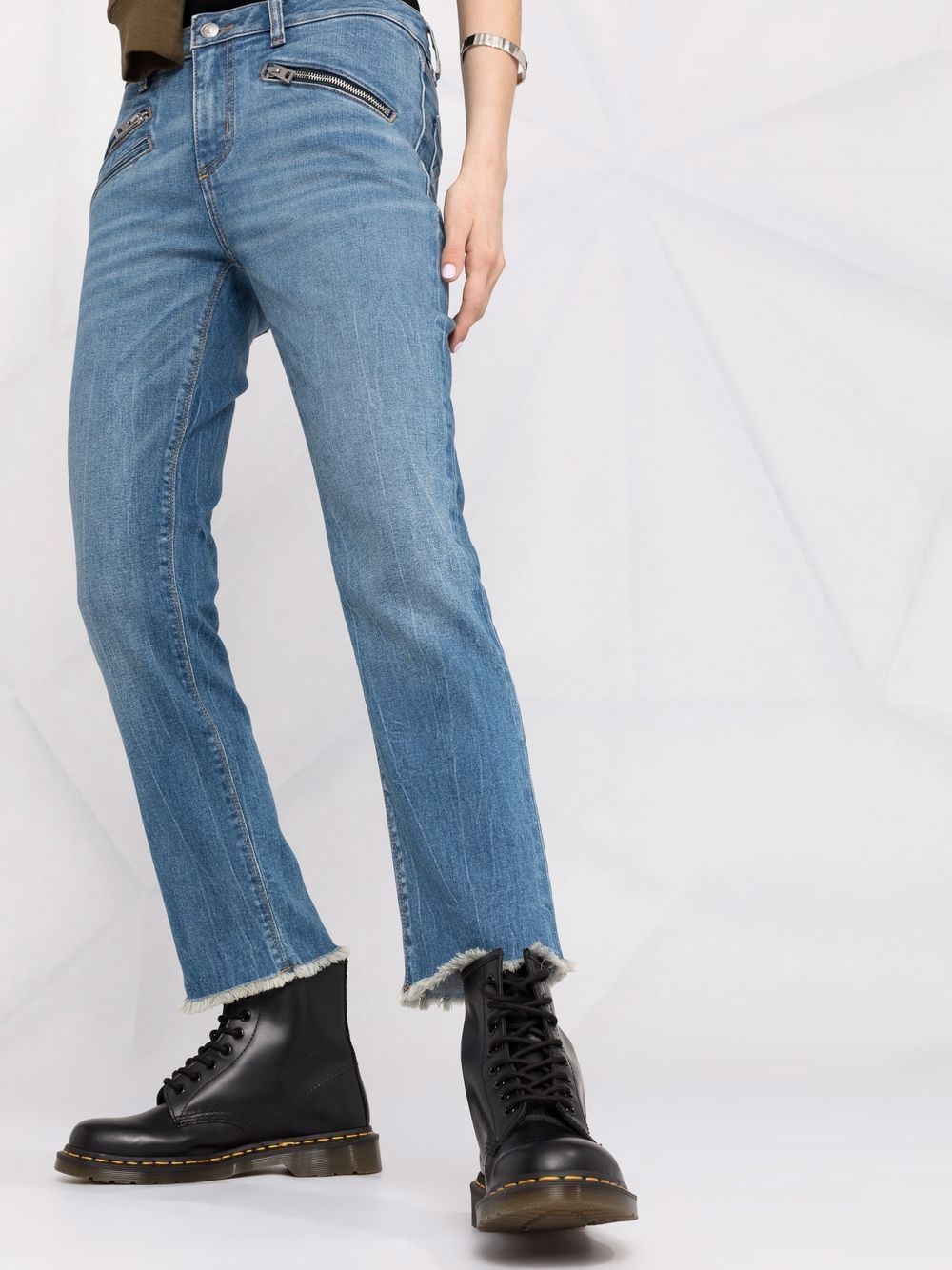 Ava slim-cut cropped jeans - 5