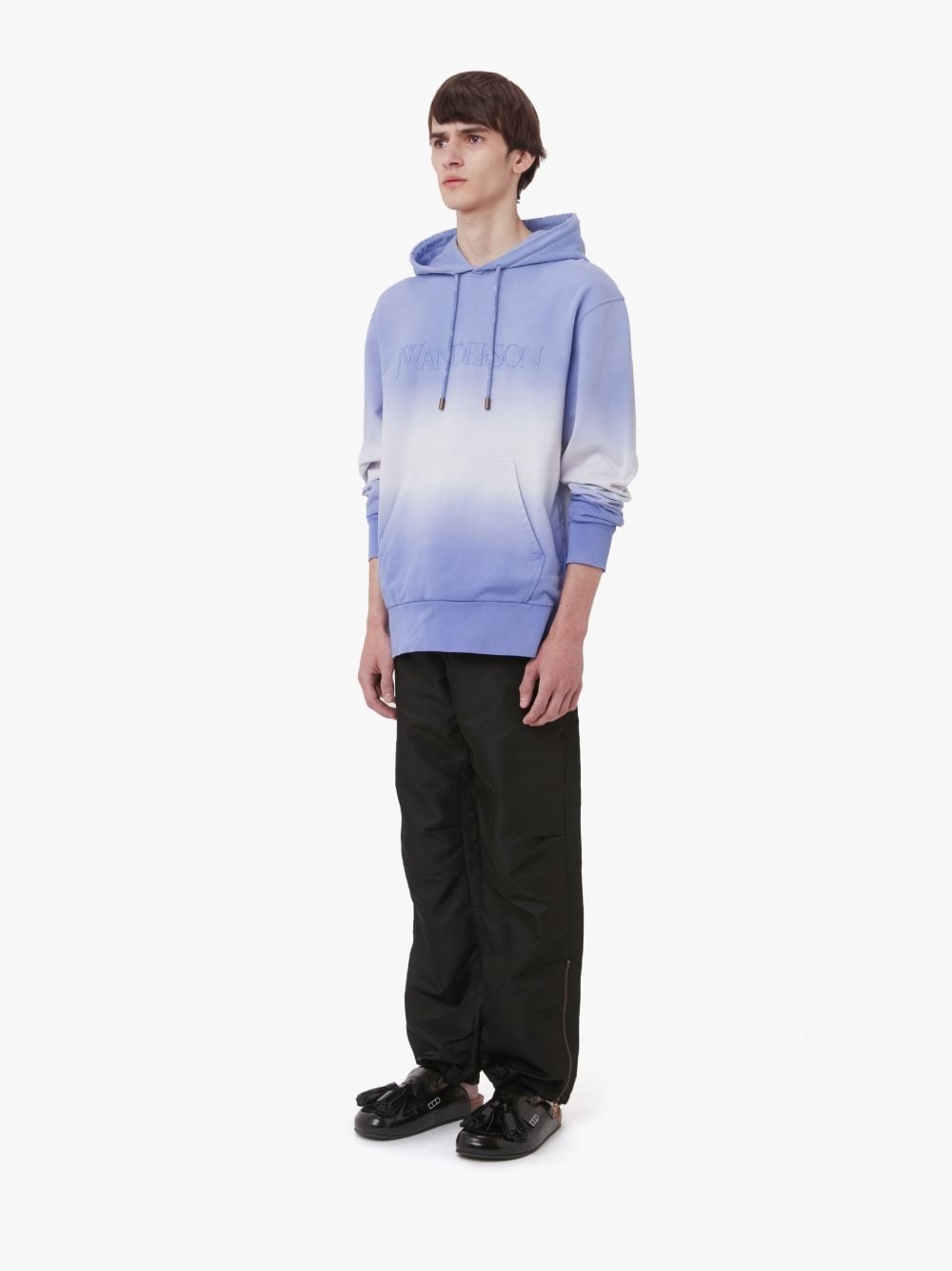 GRADIENT HOODIE WITH LOGO EMBROIDERED - 4