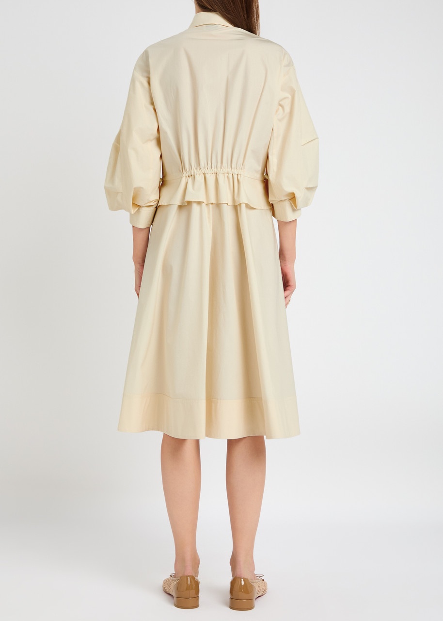 Moncler Cotton-poplin Midi Shirt Dress - 3