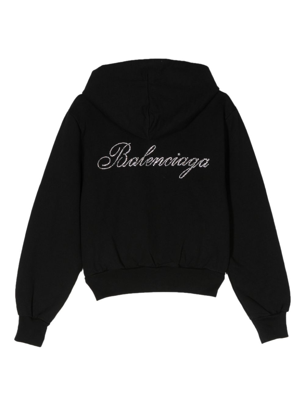 logo-appliquÃ© cropped jacket - 2