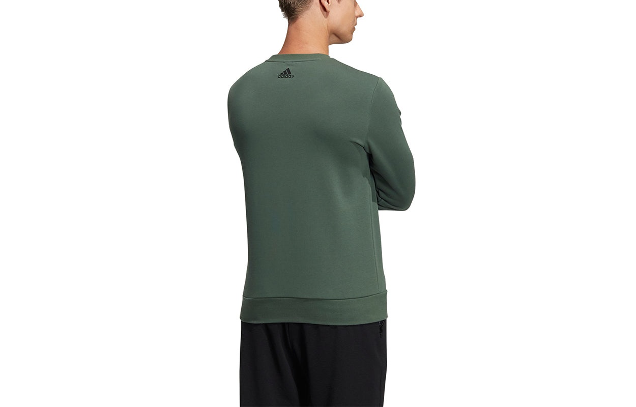 adidas Fi Swt Ft Bos Casual Sports Round Neck Pullover Green GP1003 - 4