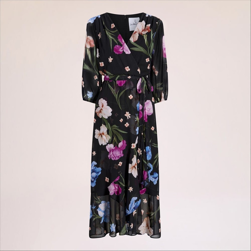 Floral Wrap Maxi Dress 1